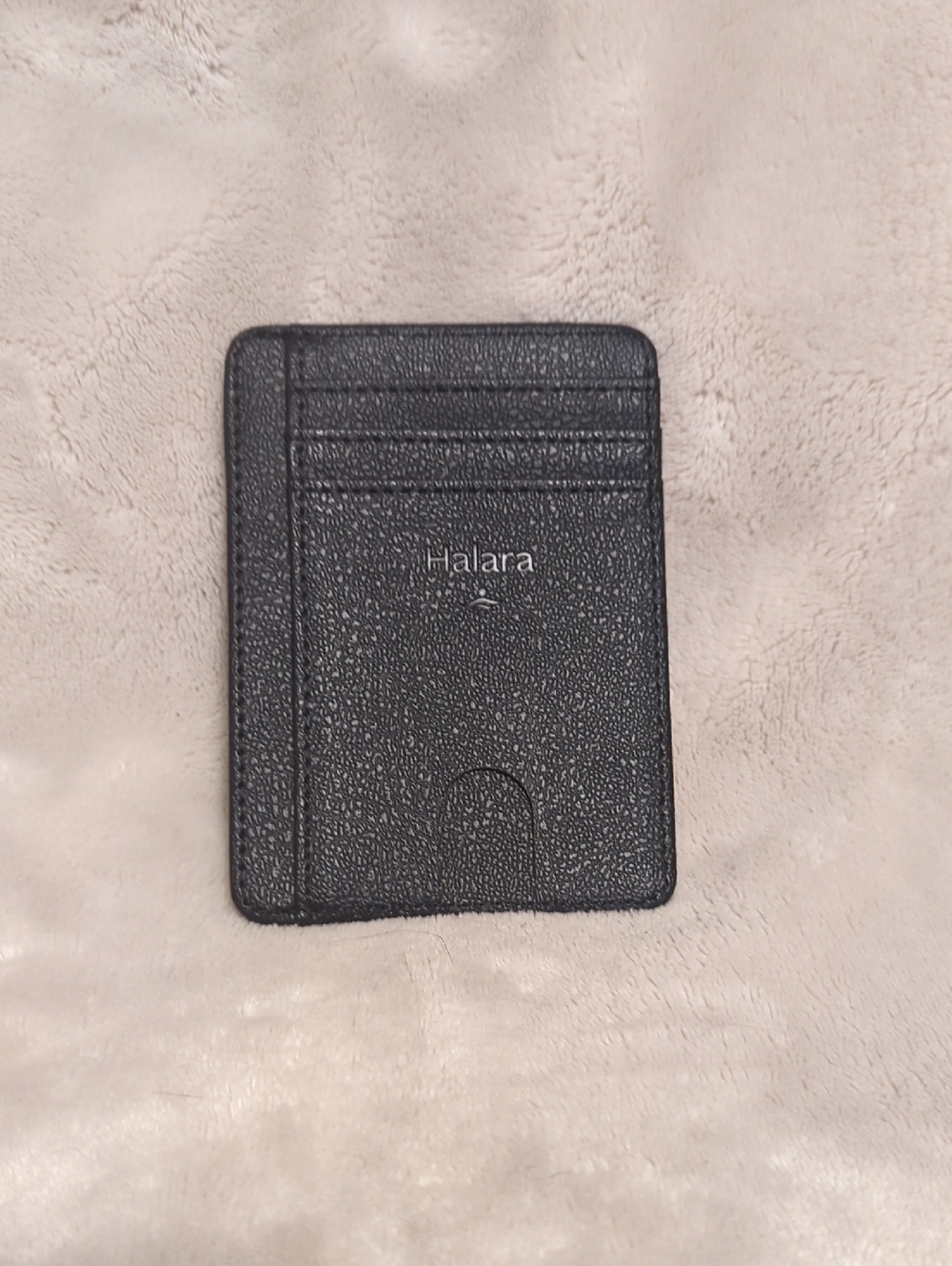 HALARA Black Slim Card & Key Holder